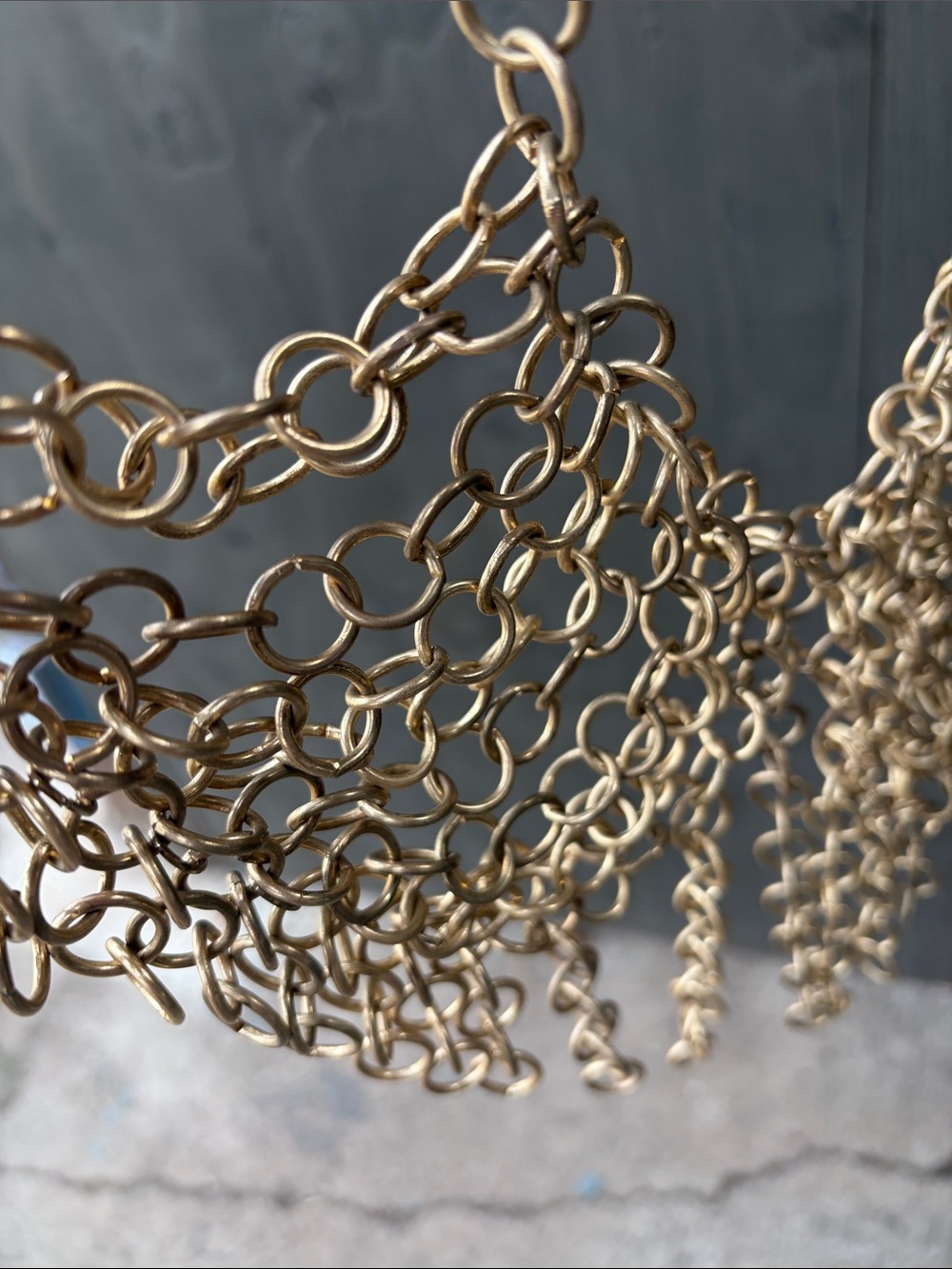 Free People Revival Chain Maille Bralette Body Jewelry Statement Necklace - Picture 6 of 6
